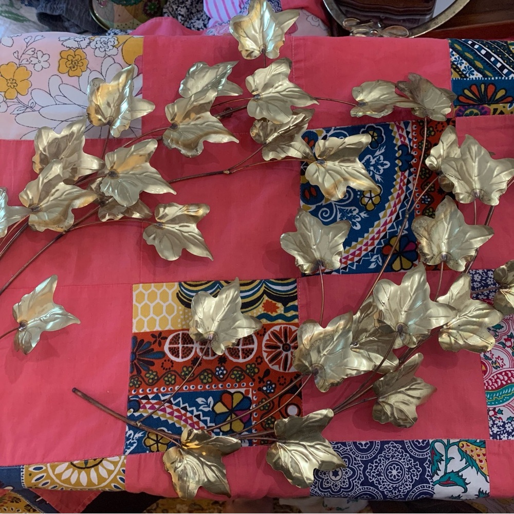 Vintage MCM Metal Flowers